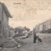 Varneville France Soldier with Military Dog Antique Postcard (J35410)