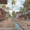 F8715 Panama, Colon Street Scene Postcard