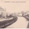 F8393 France, Chaumont Canal View Postcard