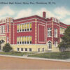 D8492 WV, Clarksburg Roosevelt/Wilson School Postcard
