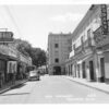 Oaxaca Mexico Avenida Hidalgo Street Scene Real Photo Antique Postcard (J36024)