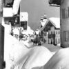 Tirol Austria Wintersportplatz Street Scene Real Photo Antique Postcard (J36870)