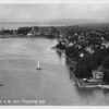 Langenargen Germany Birds Eye View Real Photo Antique Postcard (J37230)