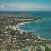 F5011 HI, Waikiki Aerial View Postcard