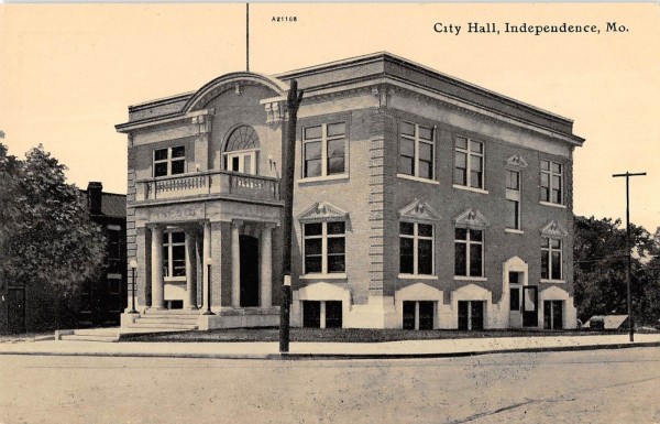 Independence Missouri City Hall Antique Postcard (K2675) - Mary L ...