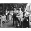 Factory Workers Carpenters? Real Photo Antique Postcard (J33621)