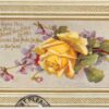 Group Of 2 Klein Flowers Antique PCs Both With Poems & White Roses V8299