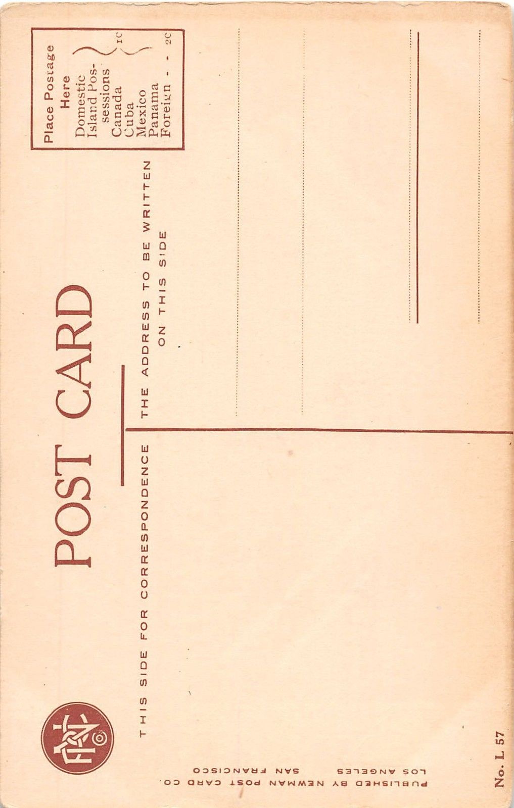 Witches' Cauldron La Jolla, California Antique Postcard (T284) - Image 2