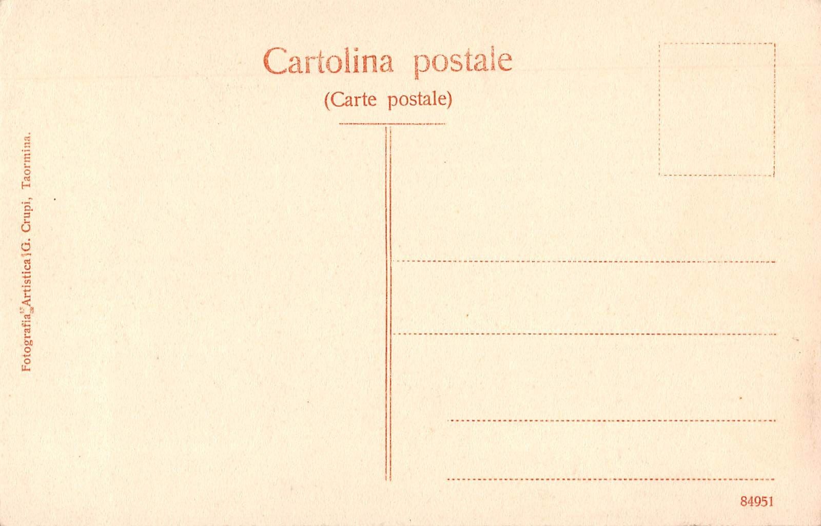 Giardini Italy Scenic View Antique Postcard (J26137) - Image 2