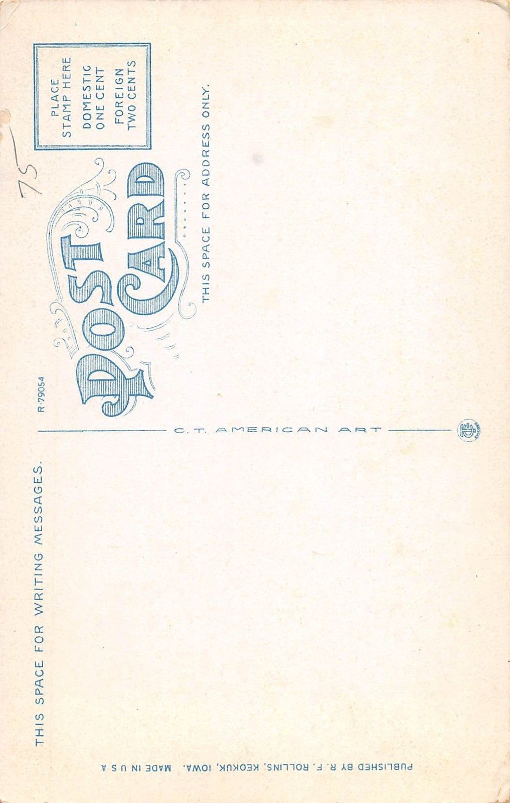 Mississippi River Power Plant, Keokuk, Iowa Antique Postcard (T2490) - Image 2