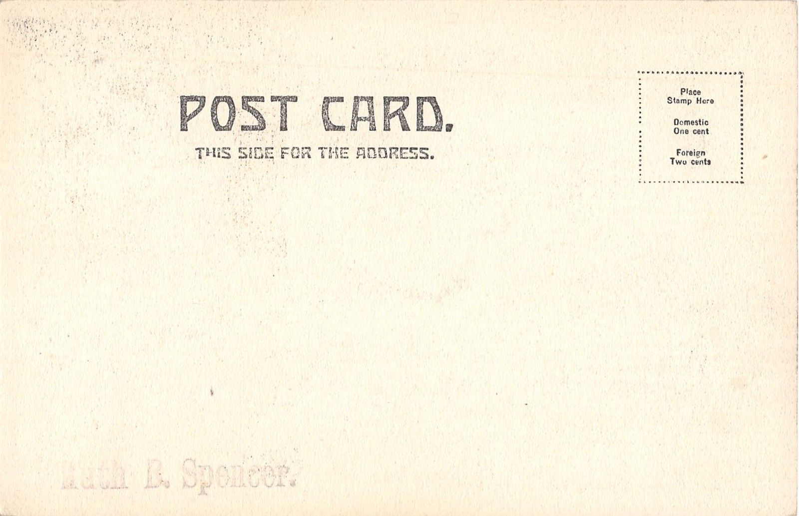 Hopedale Massachusetts Union Chapel Antique Postcard (J17934) - Image 2
