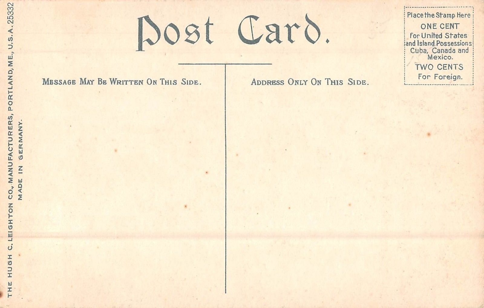 Huntington Indiana in 1870 Street Scene Antique Postcard (J30388) - Image 2