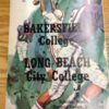 1966 Bakersfield vs Long Beach City at Memorial Stadium Football Program L8576