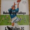 1960 Bakersfield vs Los Angeles Valley Vintage Football Program L8556