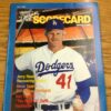 1985 Los Angeles Dodgers Scorecards MLB Official Baseball Program L8573
