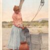 Papago Indian Filling the Olla Well Detroit Antique Postcard (J33942)