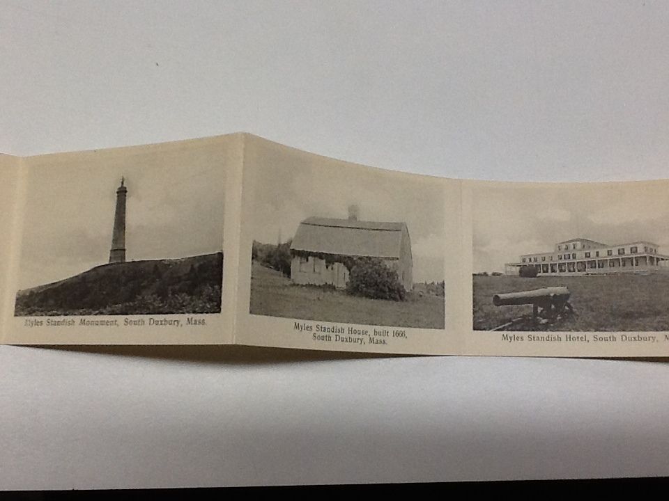 Burbury Massachusetts Views Fold out Novelty Antique Postcard (J33823) - Image 5