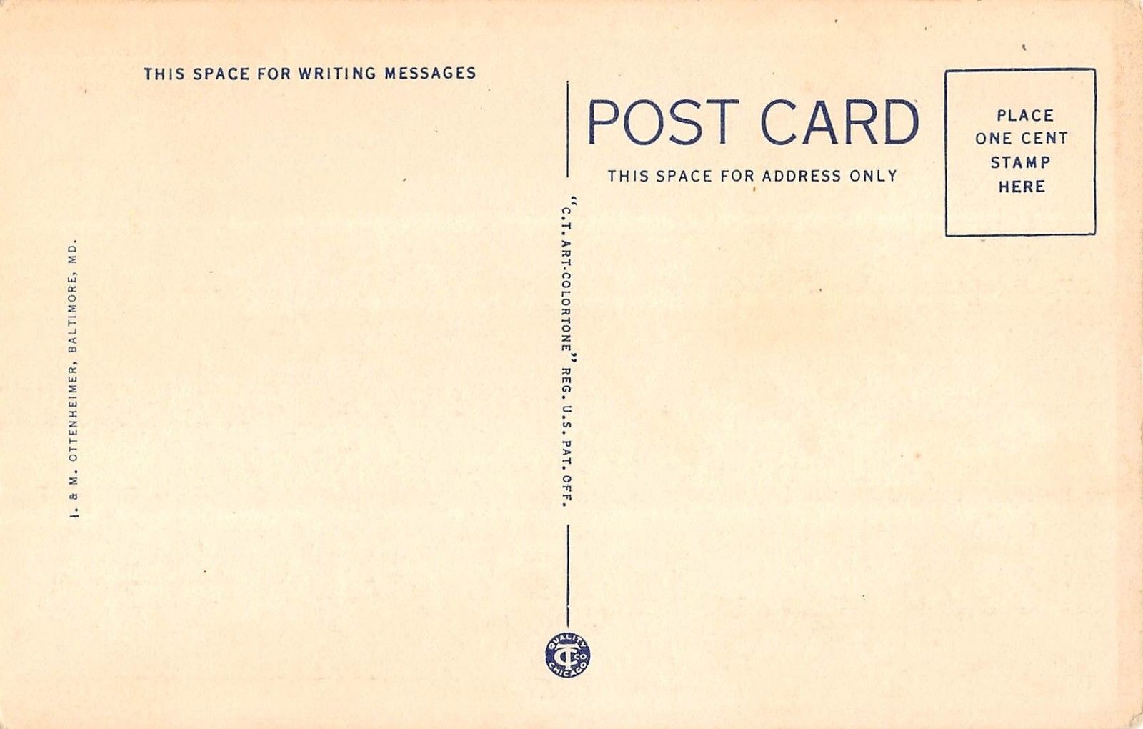 Baltimore Maryland bird's eye view Pimlico Race Track linen antique pc (Y8961) - Image 2