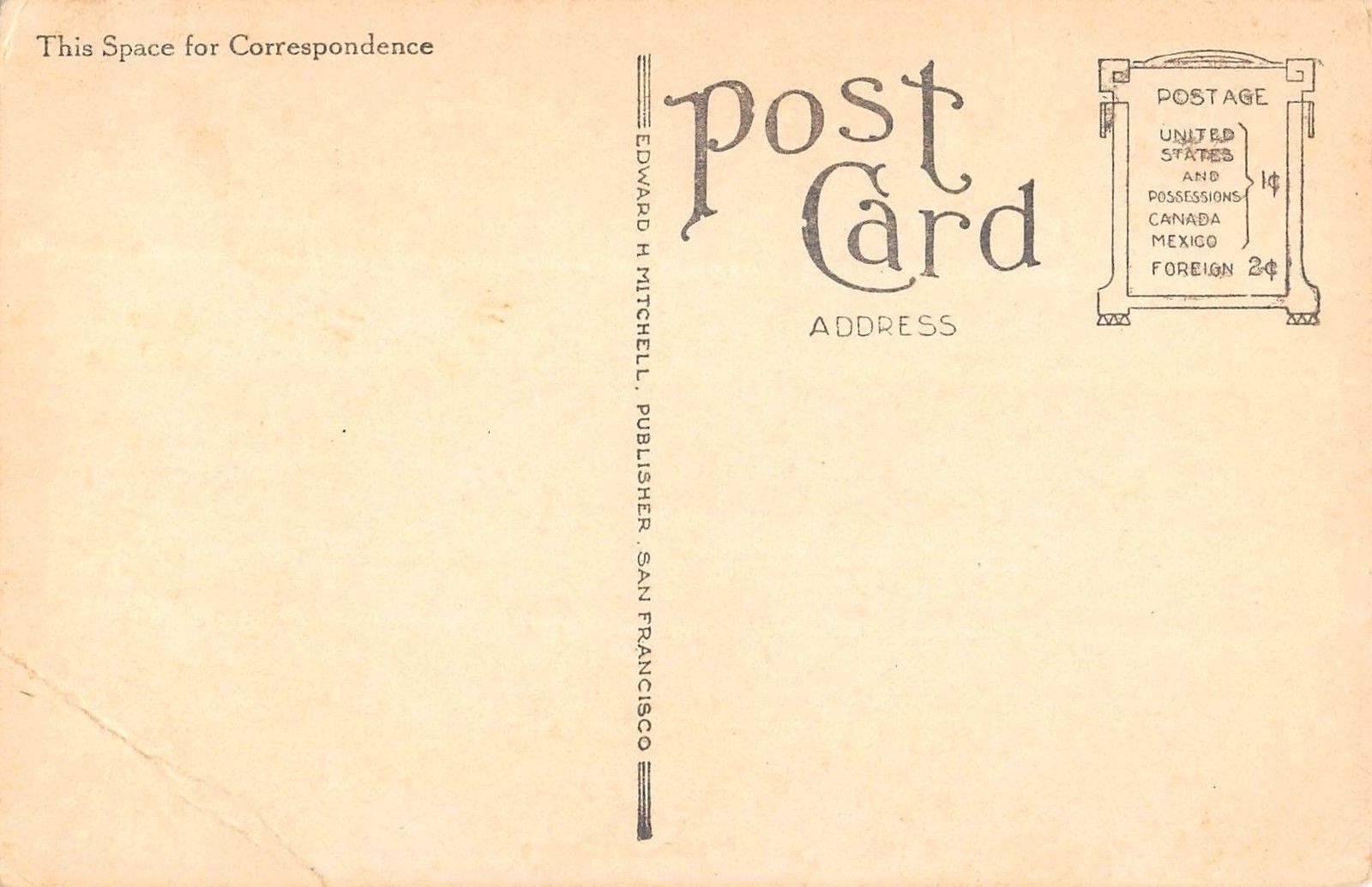 San Francisco California Wisconsin State Bldg. At.... Antique Postcard V22401 - Image 2