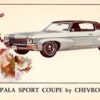Chevrolet Impala Sport Coupe Advertising Vintage Postcard (J21430)