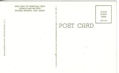 S1160 Our Lady of Perpetual Help Church NJ postcard - Image 2