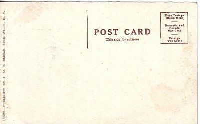 S798 Soilders Monument Springville NY postcard - Image 2