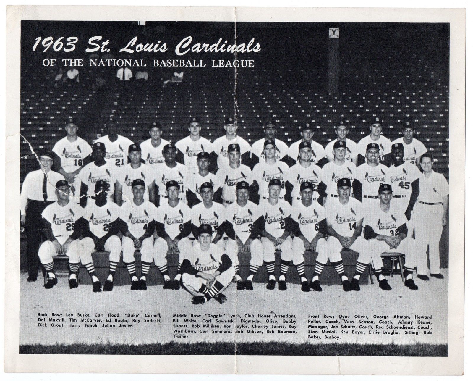 st louis cardinals vintage sports memorabilia