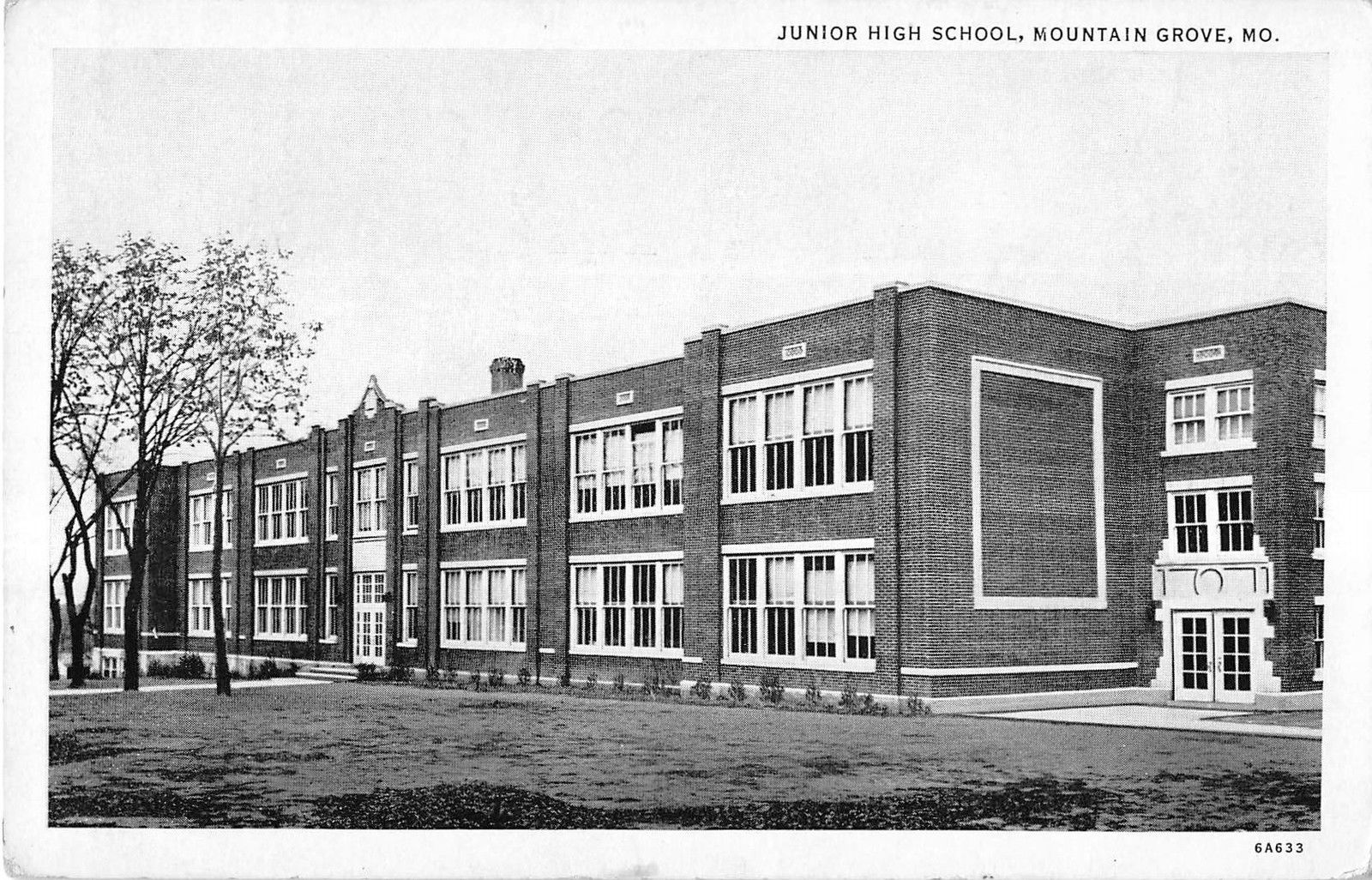 Mountain Grove Missouri Junior High School General View Antique