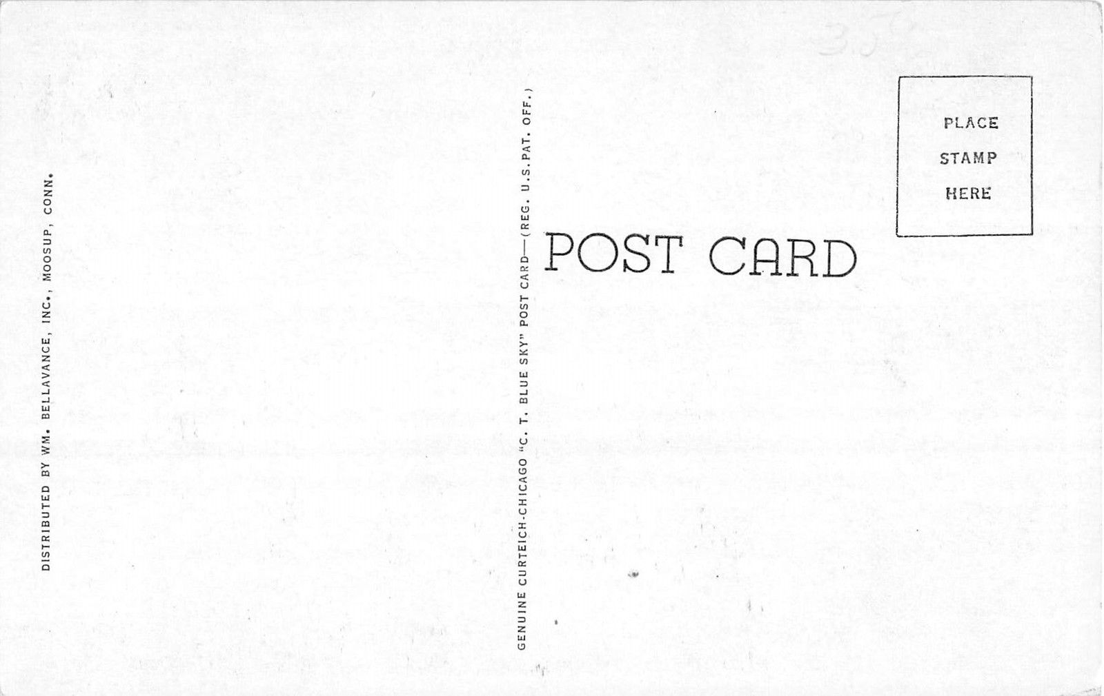 Moosup Connecticut Cranska Threat Mig. Co. Antique Postcard V10074 - Image 2