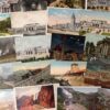 Group of 34 Rail Road Trains Scenic Views Antique Postcards (J32491)