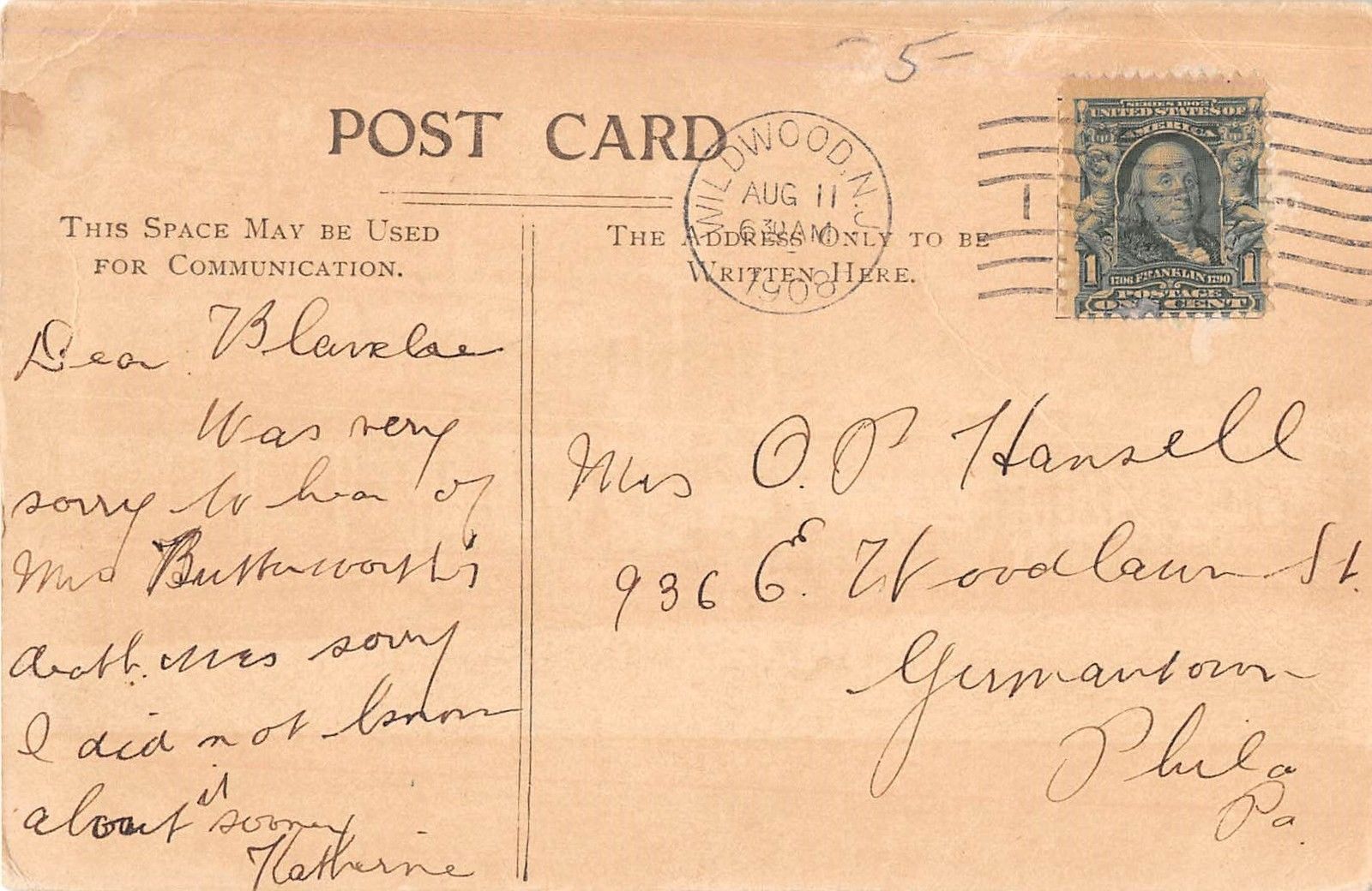 Wildwood New Jersey Ocean Pier & New Casino Antique Postcard (J5591) - Image 2