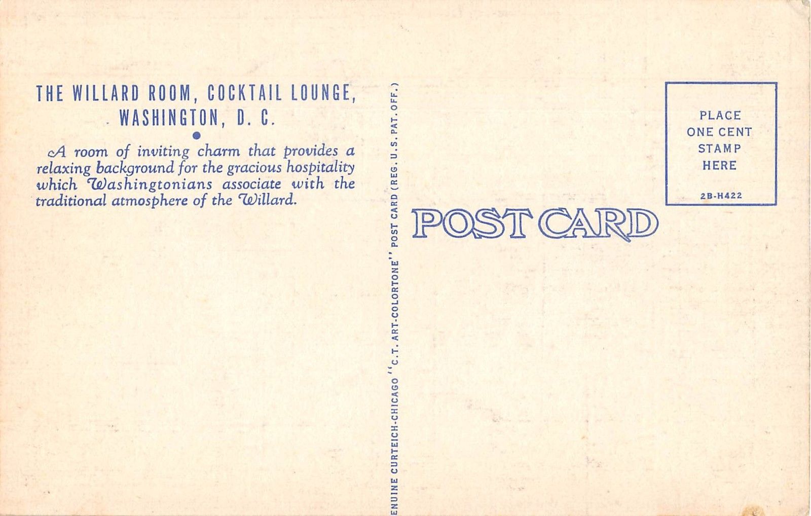 Anderson Indiana Greetings Large Letter Linen Antique Postcard (J5943) - Image 2