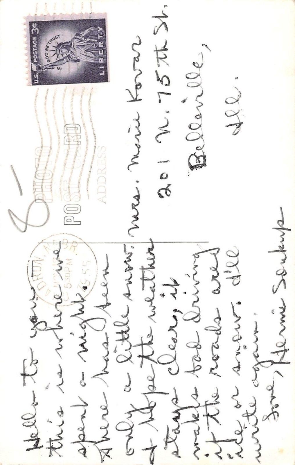 Irwin Motel, Sac City, Iowa Photo Card (T2214) - Image 2