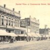 Salem Oregon Partial View of Commercial Street Showing Stores Antique PC V15689