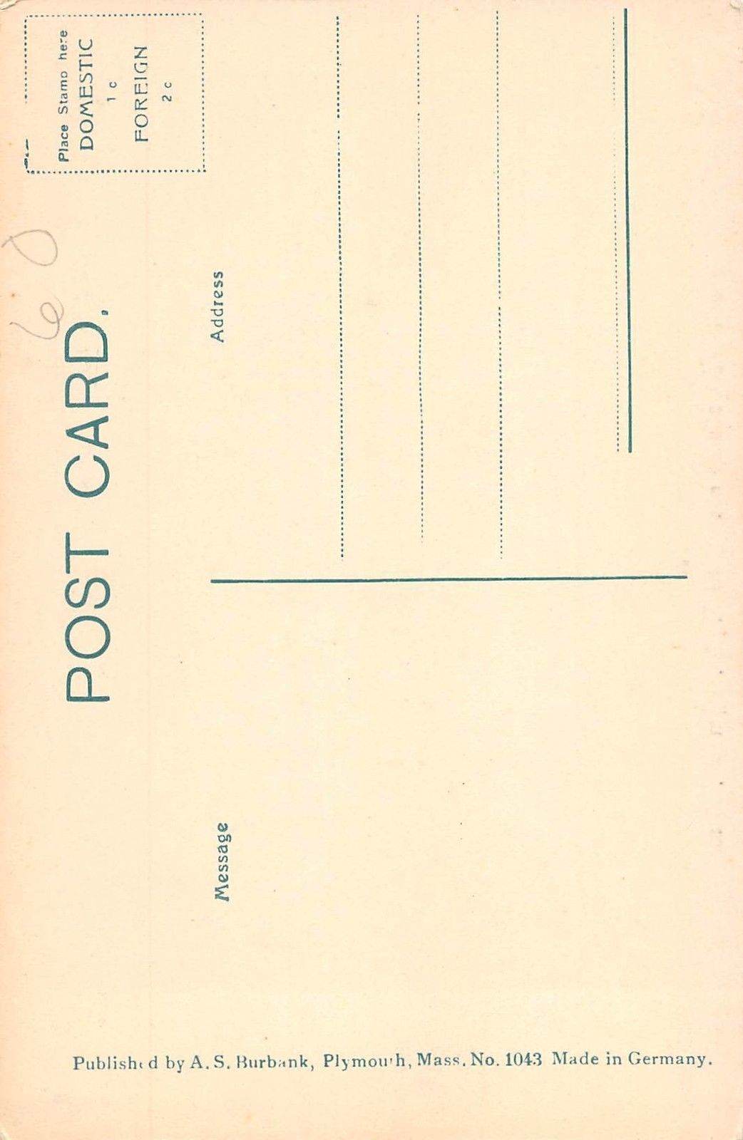 Beach and Cottages, Plymouth, Massachusetts Antique Postcard (T1648) - Image 2