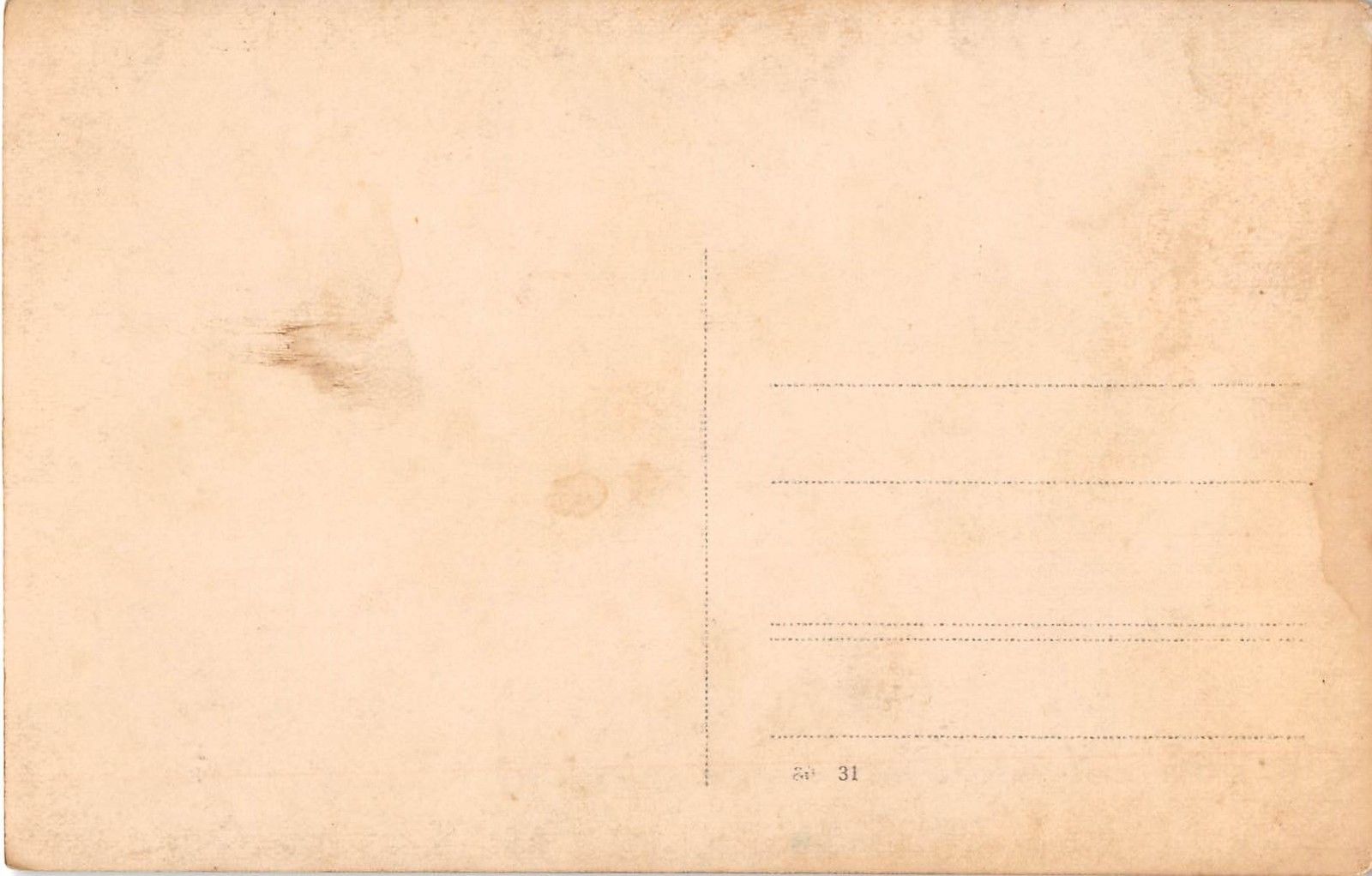 Bulgaria Family by Memorial or Monument Real Photo Antique Postcard (J20721) - Image 2