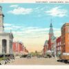 Chillicothe Ohio Paint Street Looking North General View Antique Postcard V11091