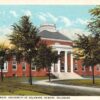 Newark Delaware University Memorial Library Antique Postcard (K2776)