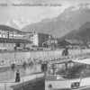 Interlaken Switzerland Steamboat Landing Antique Postcard (J37189)