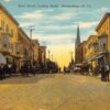 Martinsburg West Virginia Main Street Looking South Antique Postcard (K2726)