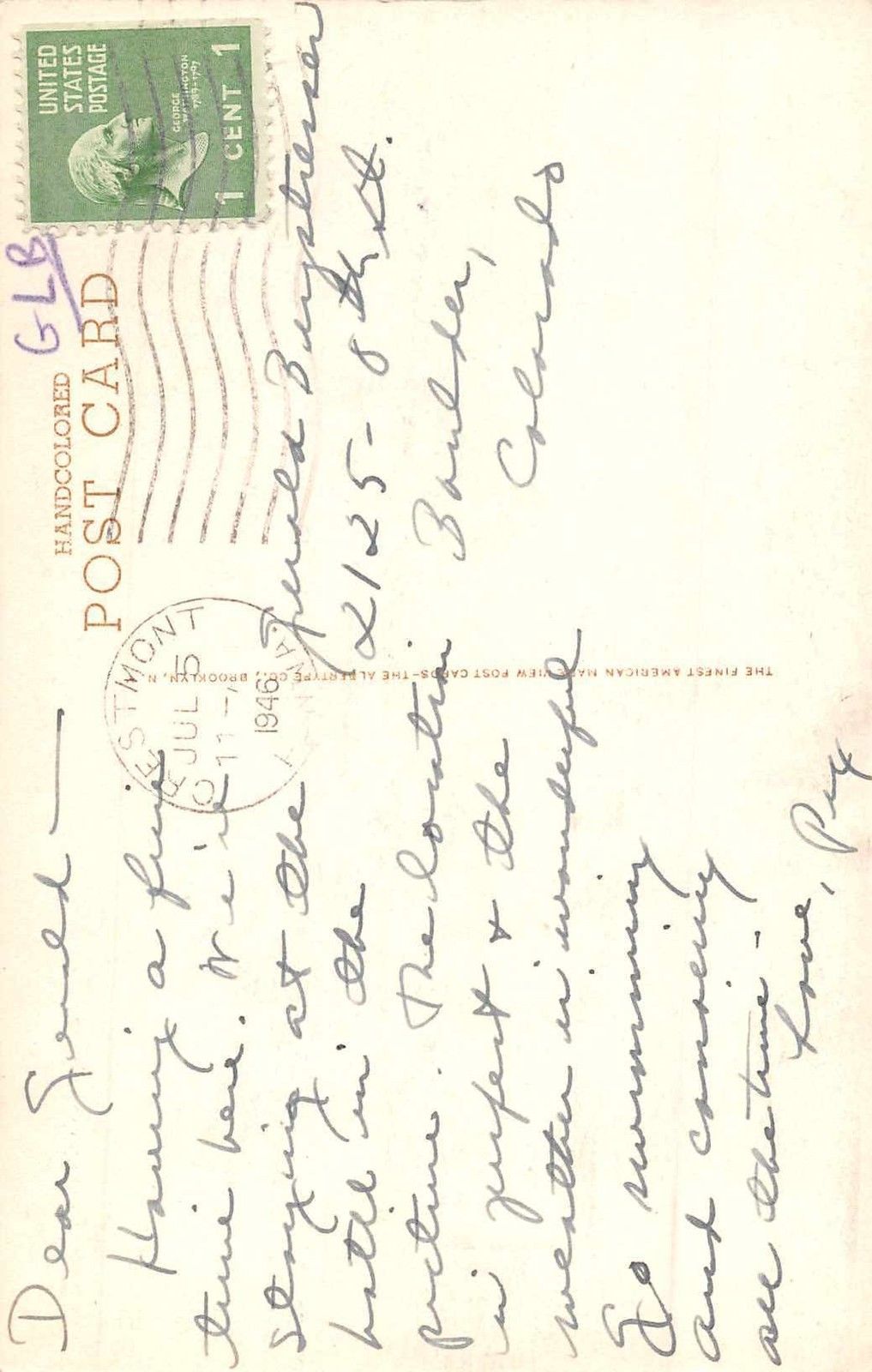 The Crestmont Inn, Eagles Mere, Pennsylvania Antique Postcard (T3782) - Image 2