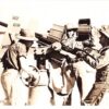 Camp Parks Gun Practice Military Real Photo Antique Postcard (J6552)