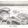 Naha Airfield Japan Aerial View Real Photo Antique Postcard (J6559)