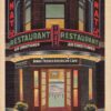 Washington DC Bonat's French-American Cafe Antique Postcard (J15789)