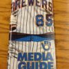 1985 Milwaukee Brewers Vintage Baseball MLB Media Guide (L1789)