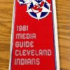 1981 Cleveland Indiand MLB Vintage Baseball Media Guide (L1791)