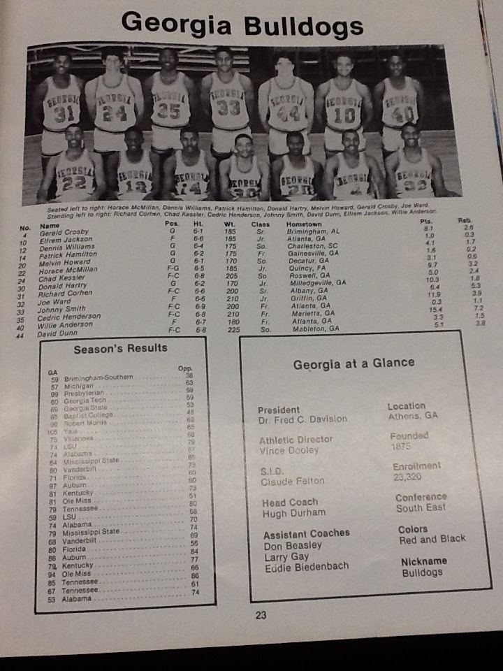 1985 NCAA Basketball Championship First and Second Round Official Program L1603 - Image 2