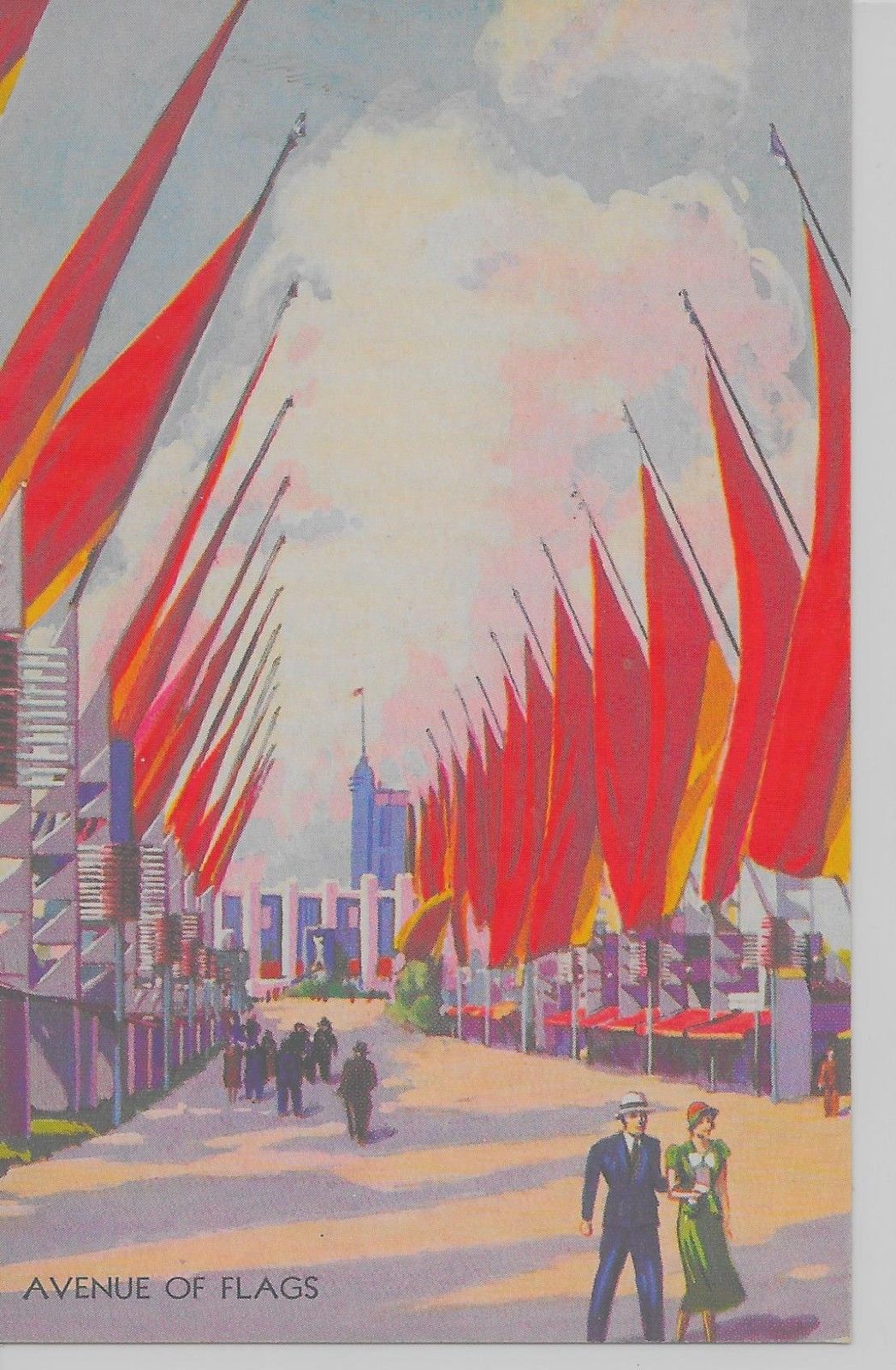 Chicago Illinois 1933 International Expo scenic views antique pc (Z9319) - Image 2