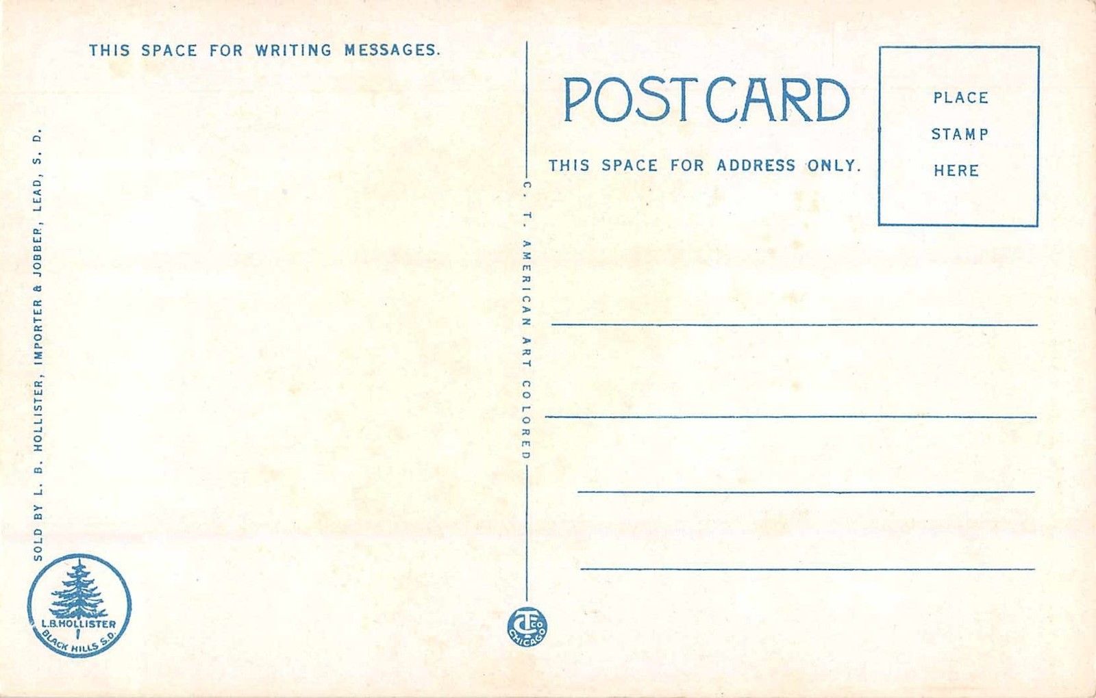 Rapid City South Dakota Cement Plant Antique Postcard (J34401) - Image 2