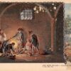 Lieutenant Moody releasing prisoner Sussex C Gaol May 1780 antique pc (Y7277)
